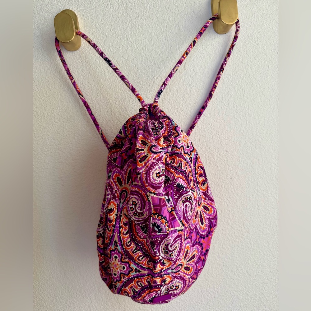 VERA BRADLEY BUCKET BACKPACK